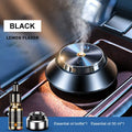 Black butterfly design USB car aromatherapy air purifier with essential oil bottle