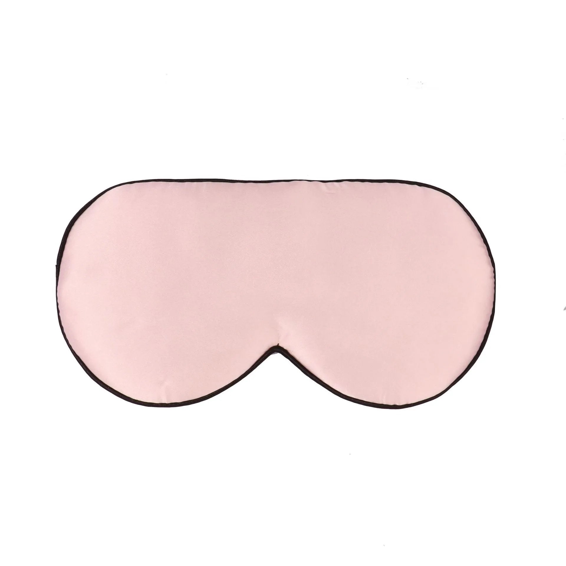 Double-sided mulberry silk eye mask in multiple colours, showing embroidery and print detail.