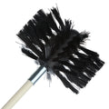 Flexible 600mm chimney cleaning brush with nylon bristles for dryer pipe and range hood interiors