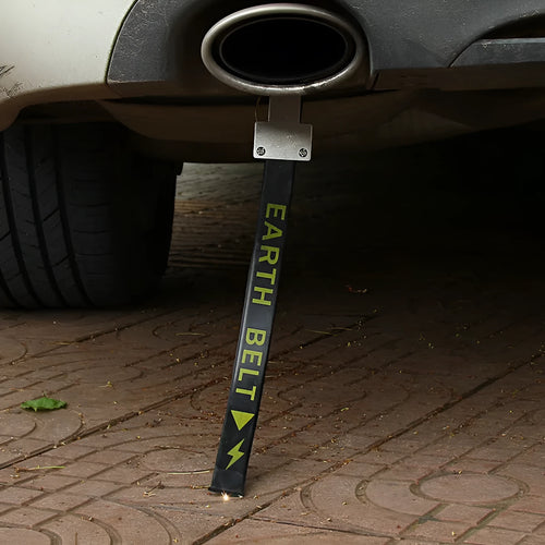 370mm black car electrostatic belt with copper wire core for saloon SUV van static prevention