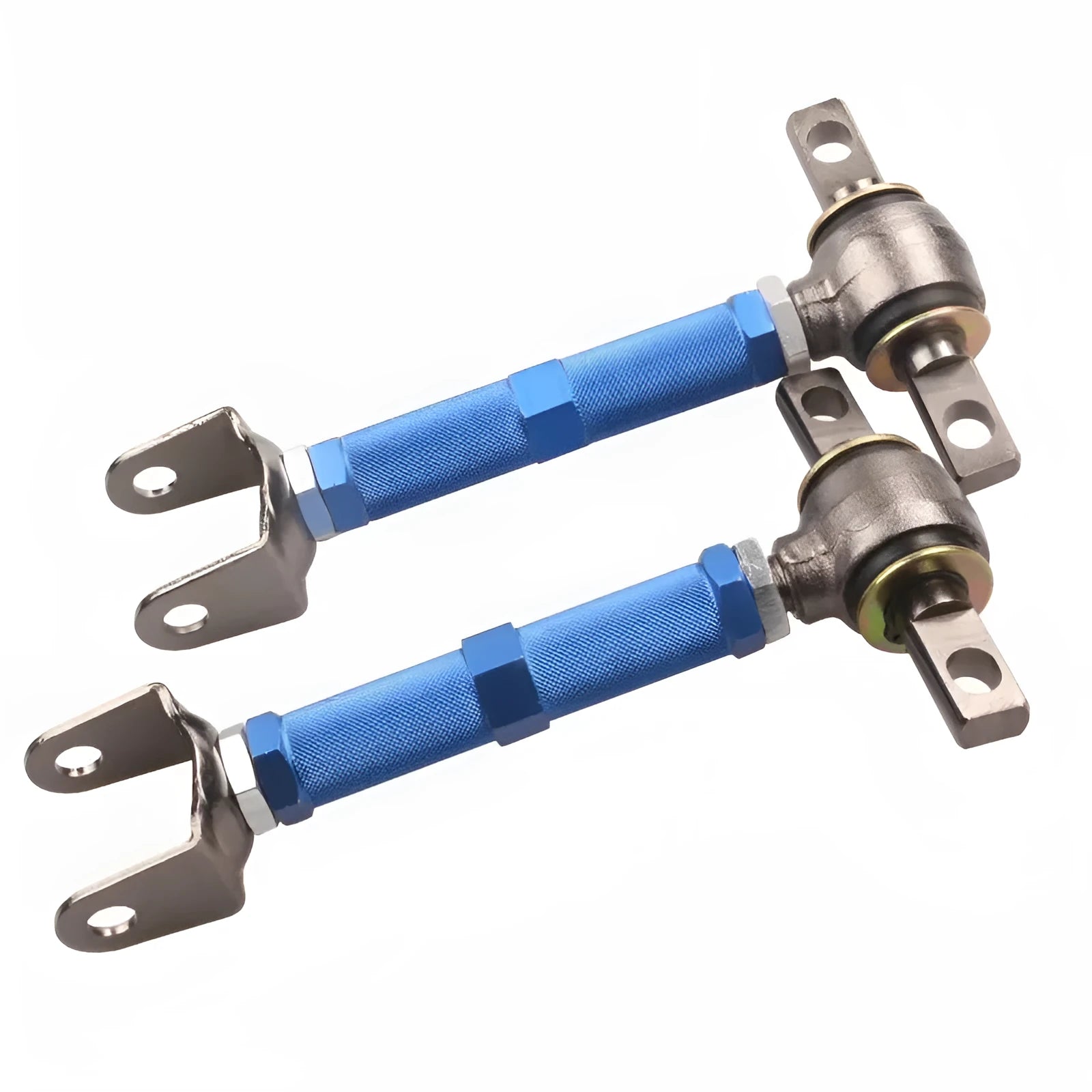Blue and red aluminium alloy rear wheel recliner kit for Honda Civic EP3 suspension modification