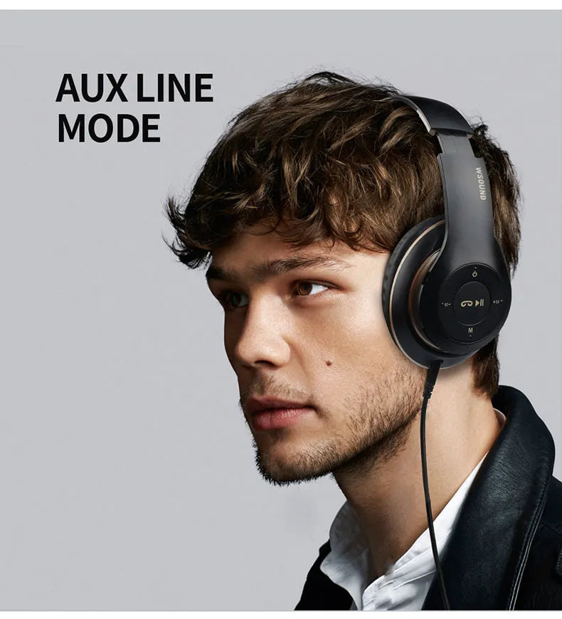Blue or red Bluetooth wireless stereo headset showing bilateral design for both ears