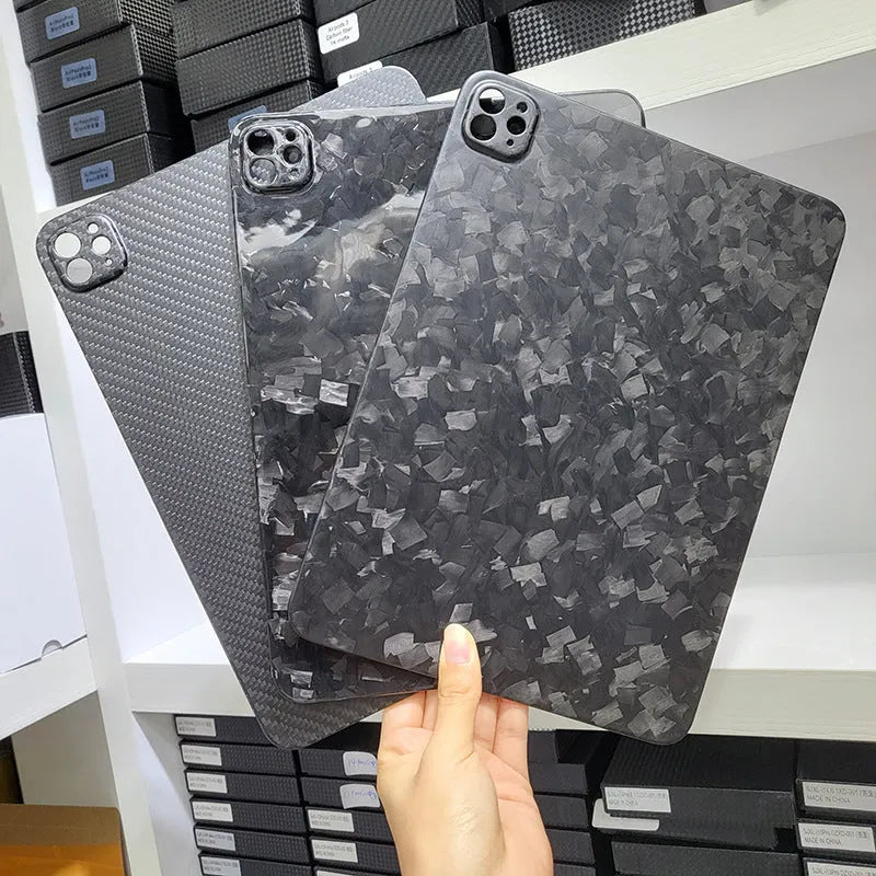 Carbon fibre flat protective hard case for iPad Pro 11 inch tablet with heat dissipation and drop resistance
