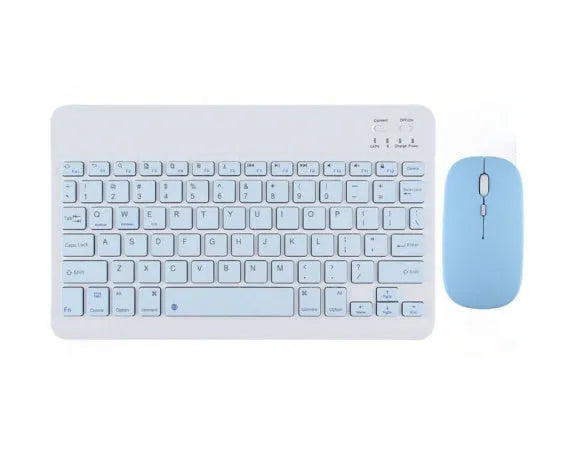 Compact Bluetooth keyboard for tablet with 78 keys in elegant white colour option