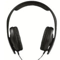 Black head mounted monitor headphones with 40mm speakers and 2.5m cable