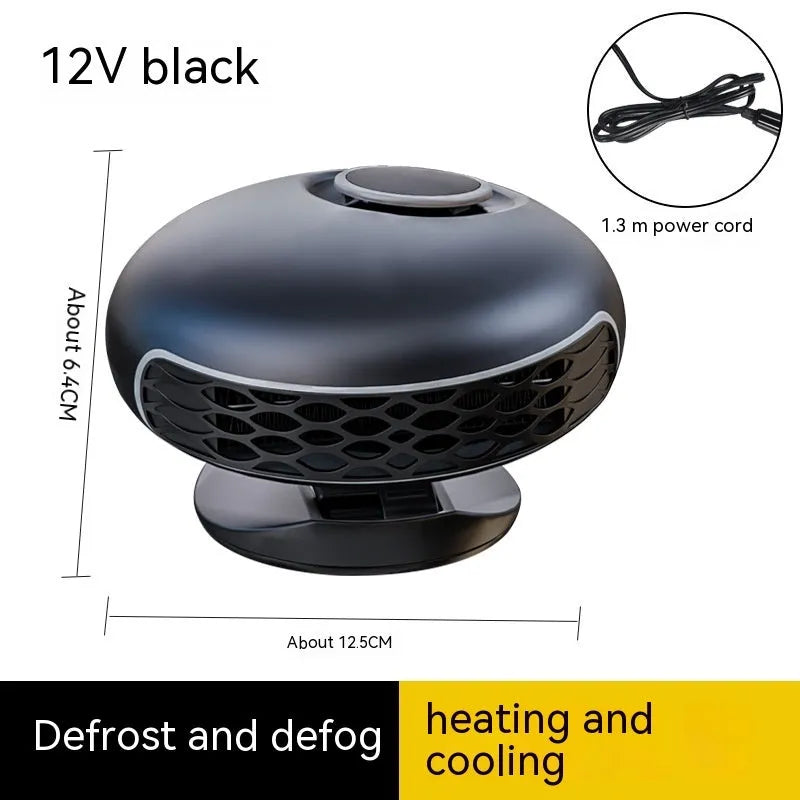 12V 24V car heater blower for windscreen defrosting with 130cm power cable