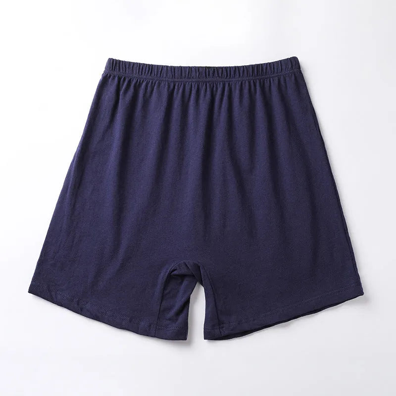 Men's solid colour high-waisted modal boxer shorts on a white background.