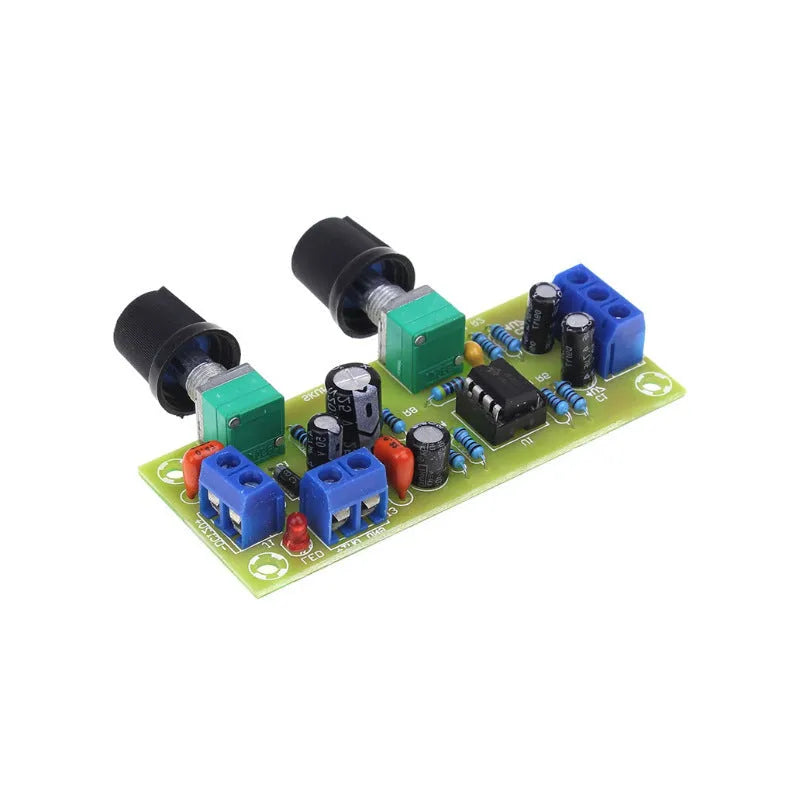 Super Dynamic Bass Boost Front Stage Board circuit board with potentiometers and connectors