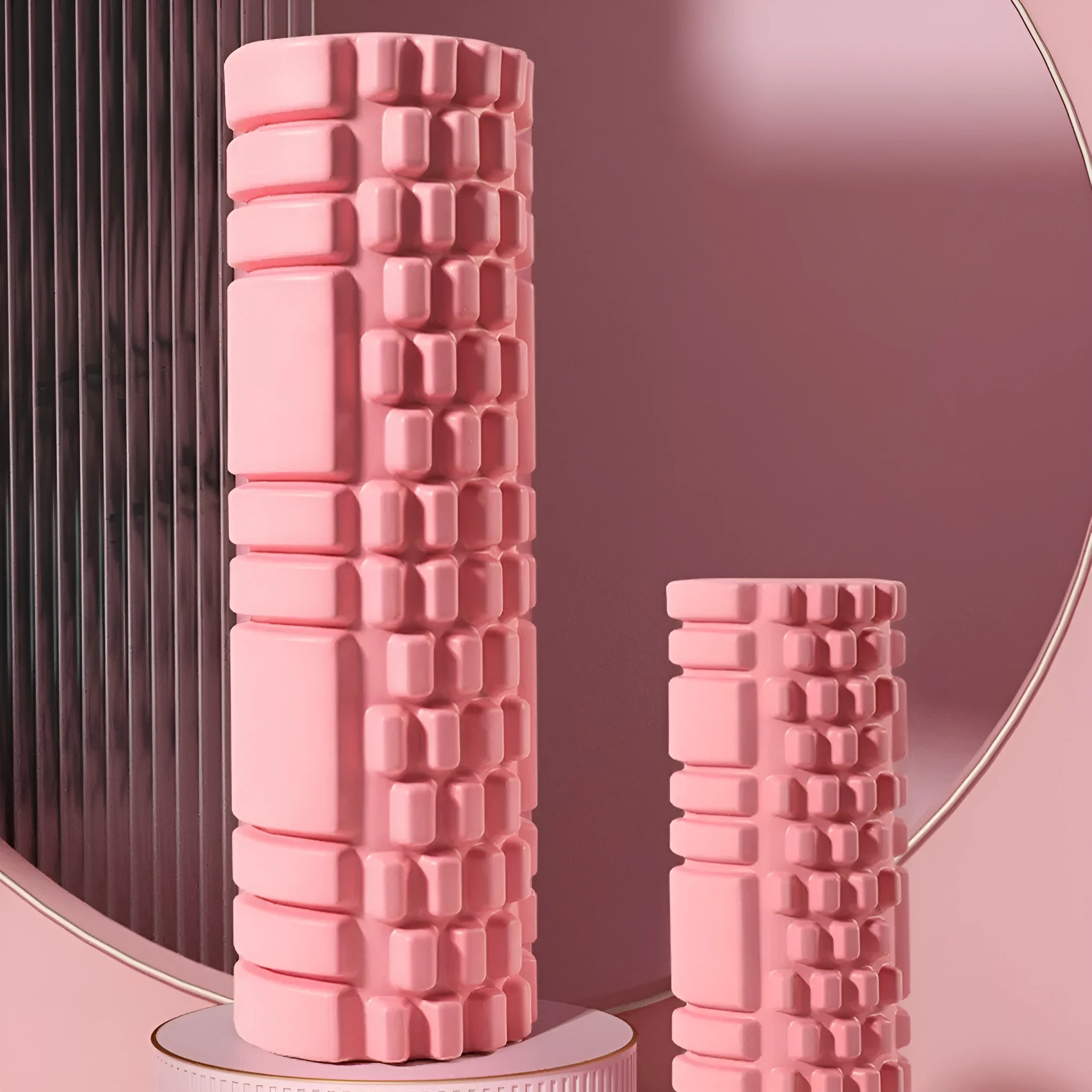 EVA foam roller for fitness recovery in multiple diameter and colour options