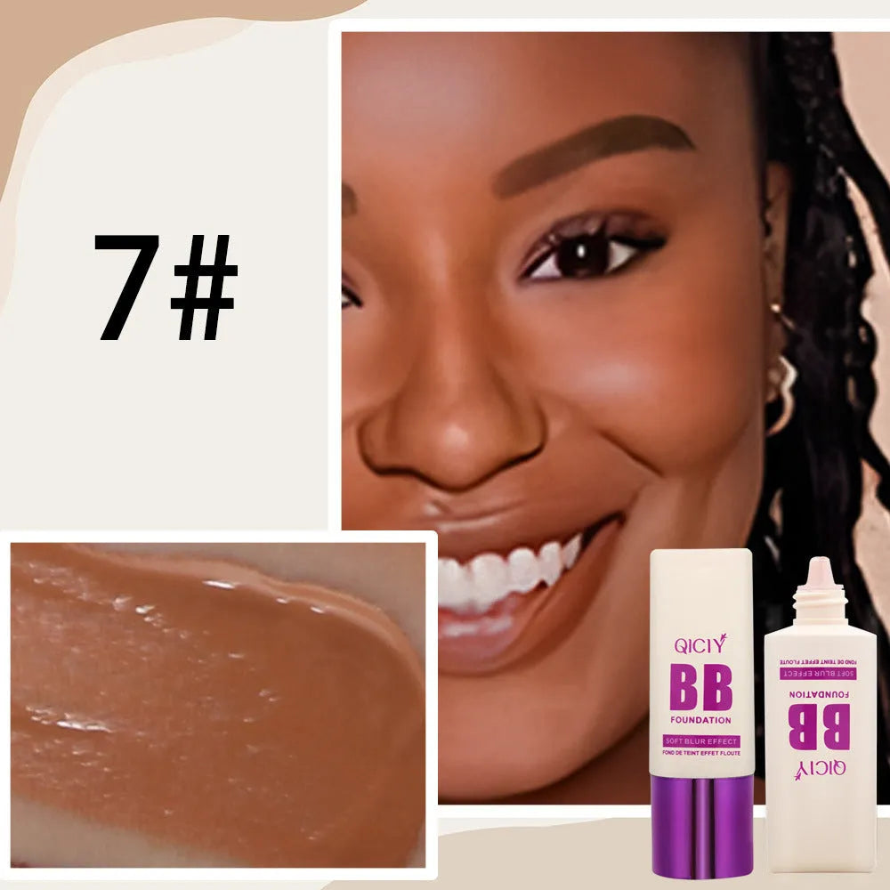 Feeding bottle style BB cream liquid foundation concealer in ten different shade colours.