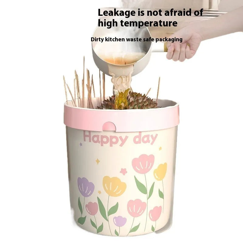 Pink drawstring garbage bags with natural argy wormwood mosquito repellent, sold in bulk packs.