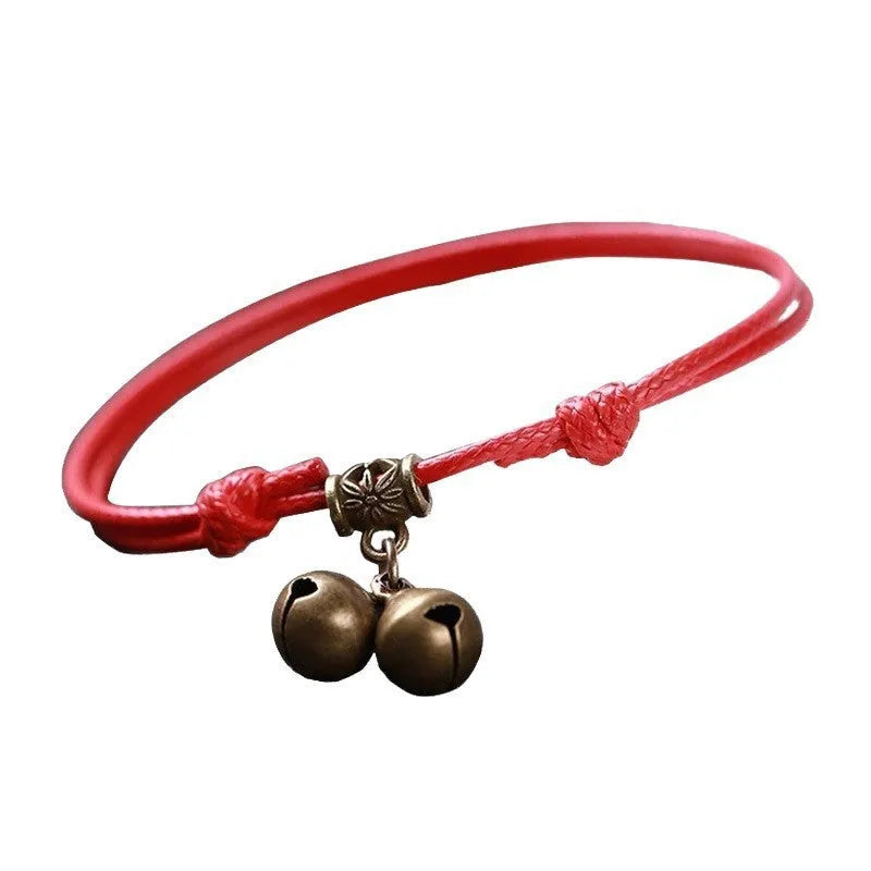 Nylon dog collar with brass buckle and bell in black, red and coffee colours for small to medium pets
