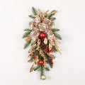 Christmas garland decoration in plastic with multiple hanging style options