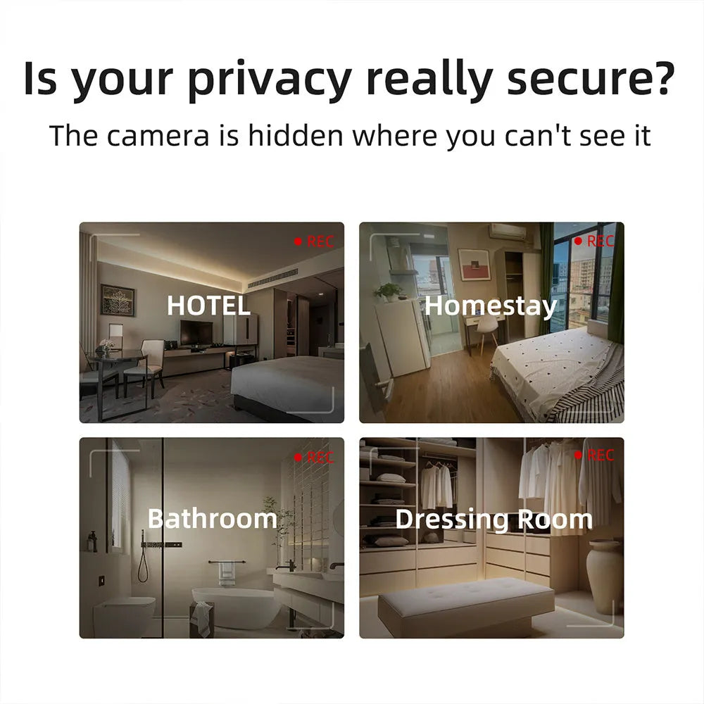 Black S600 compact infrared camera detector for 5-metre long-range privacy scanning.