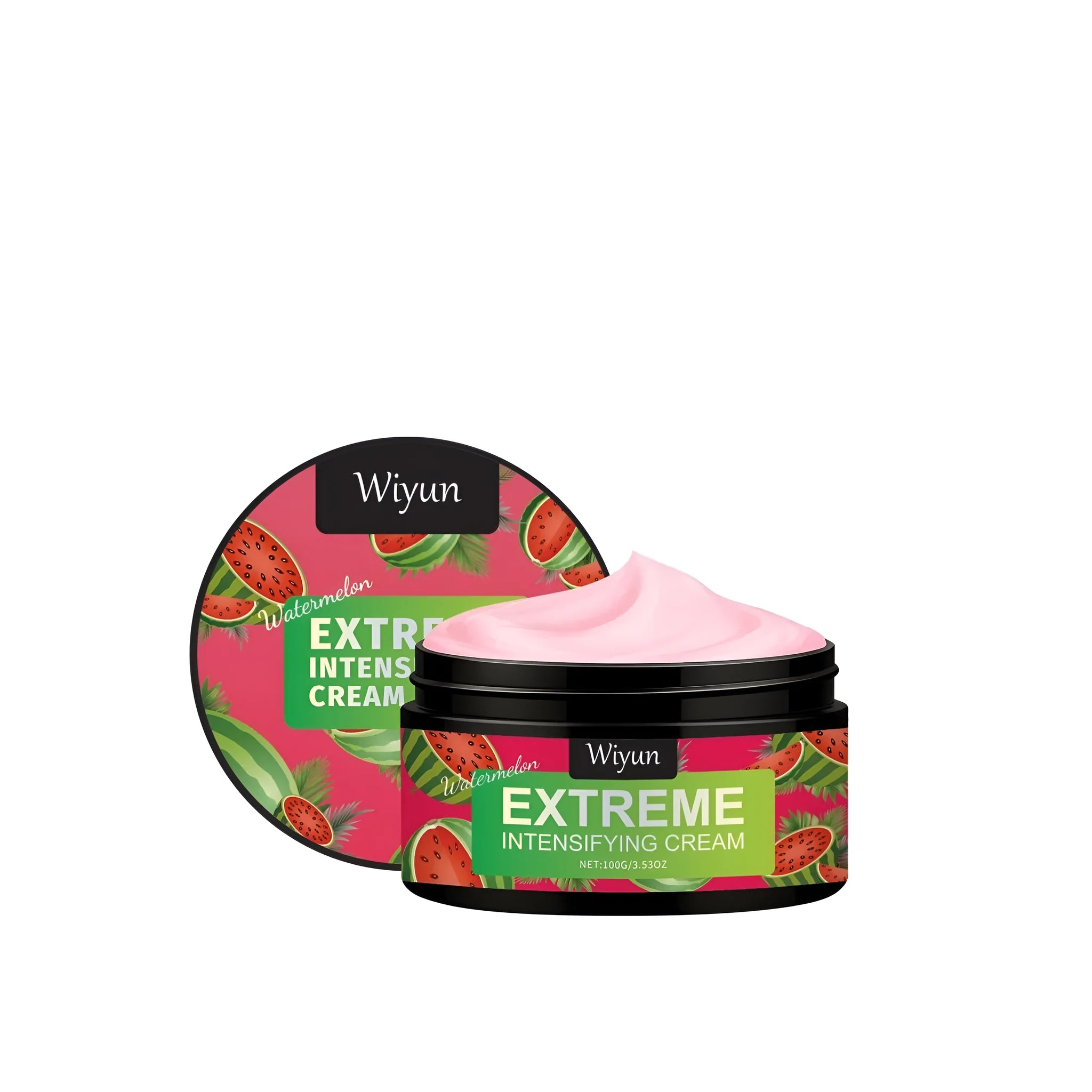 Watermelon Intensifying Cream 100g jar with gel moisturiser containing watermelon seed oil