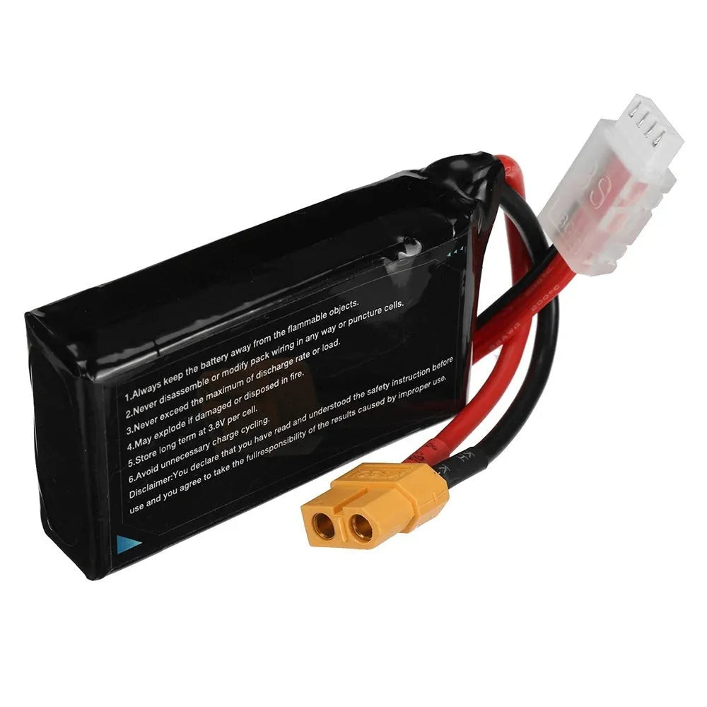 7.4V 1200mAh RC lithium battery for remote control cars and ships