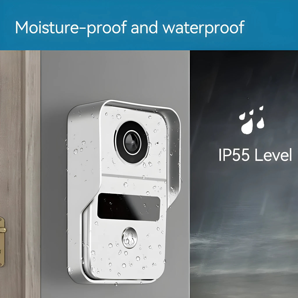 1080P network video intercom doorbell system with 10-inch display screen and colour HD camera