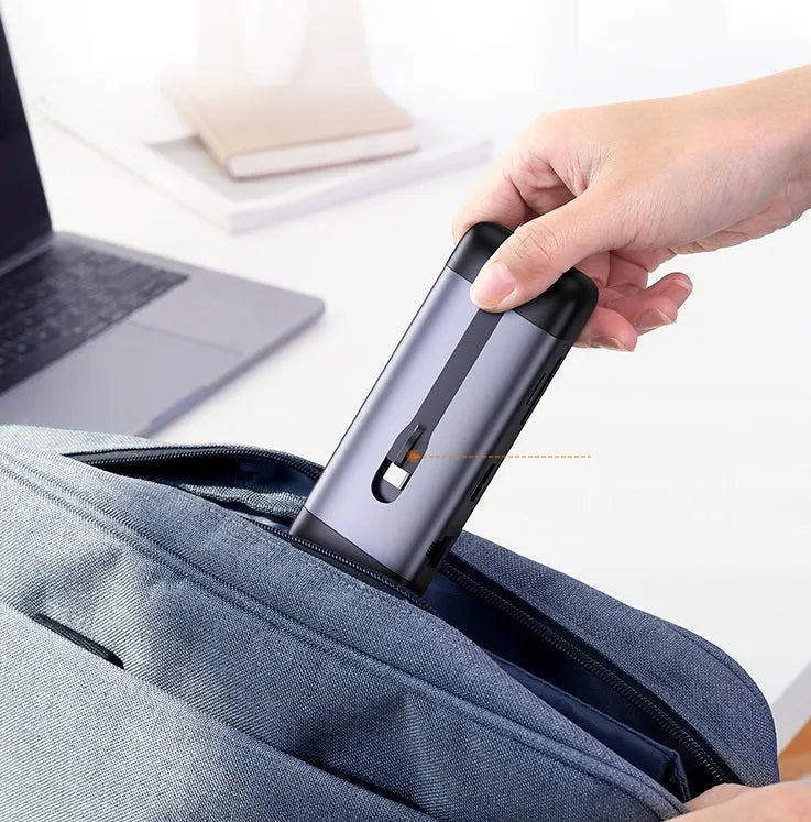 USB docking station expansion hub with HDMI port and multiple USB 3.0 connections