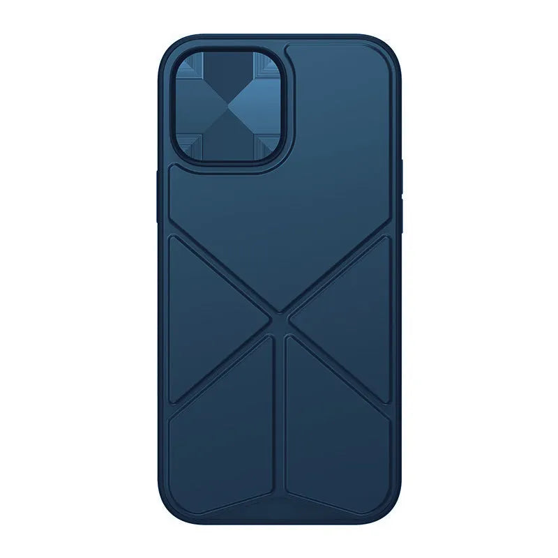 A black TPU back cover case for an iPhone 13 Pro Max on a white background.