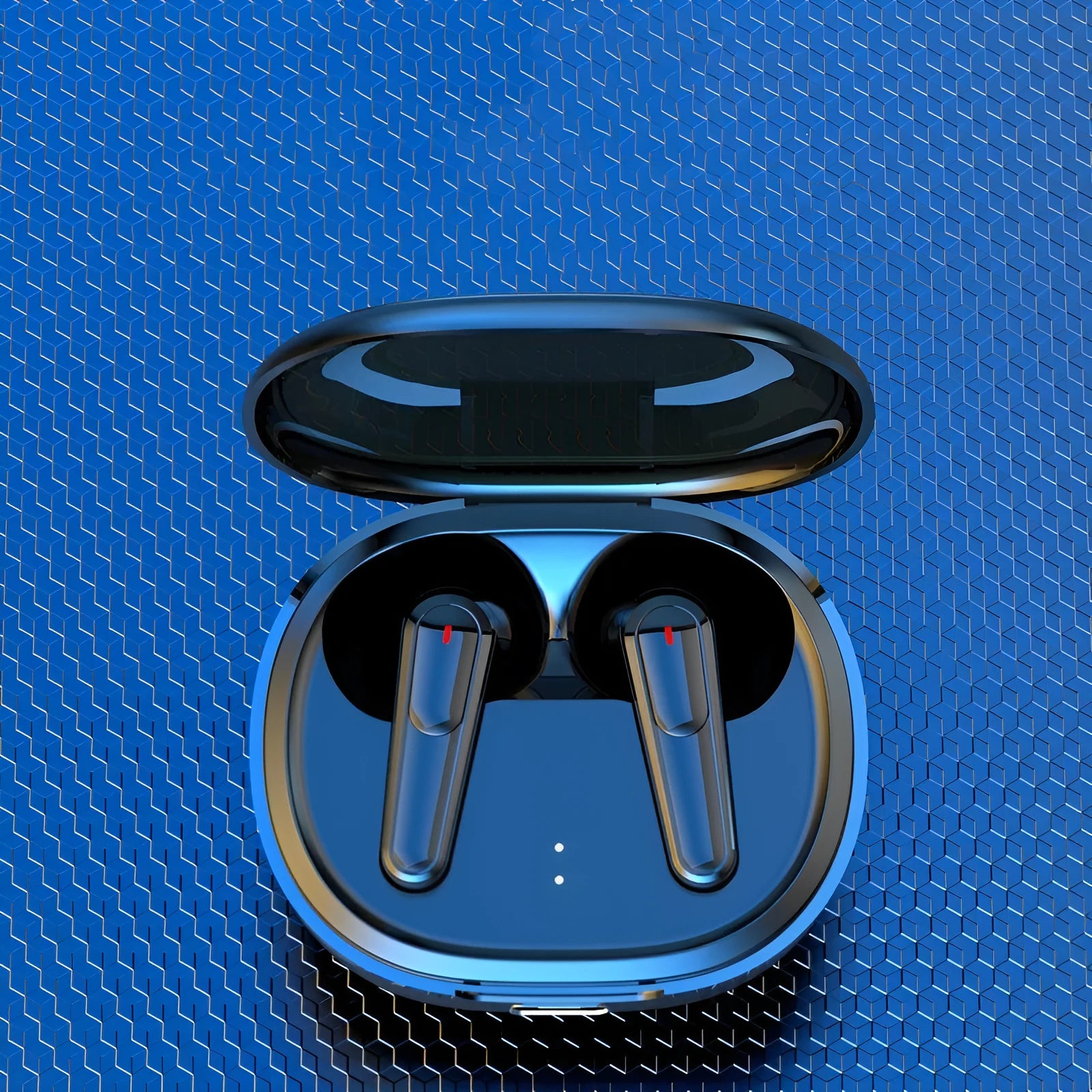 Black PRO30 wireless Bluetooth earpiece with in-ear fit and breathing light indicator.