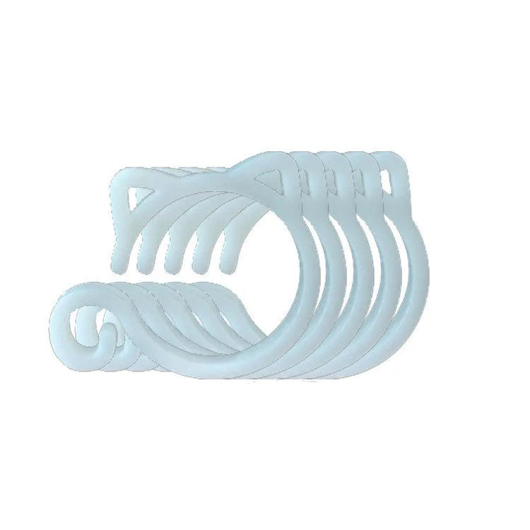 Cat-shaped plastic plant clip for gardening in four colour options