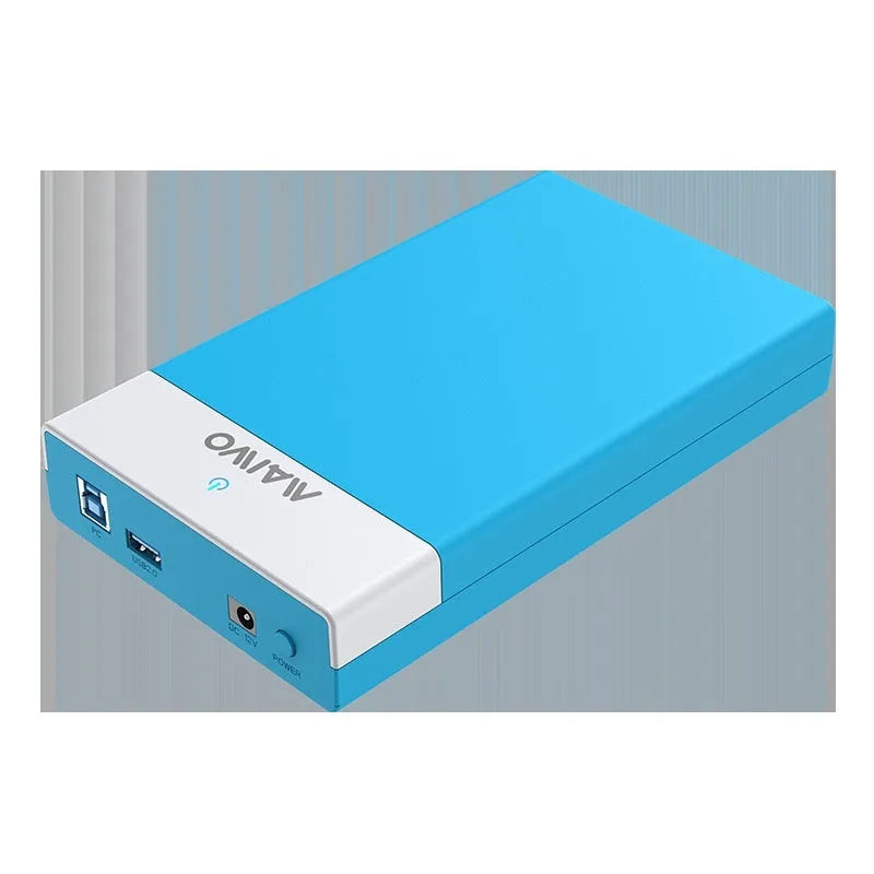 USB 3.0 external hard drive enclosure for 3.5 inch SATA hard drives with slide cover design