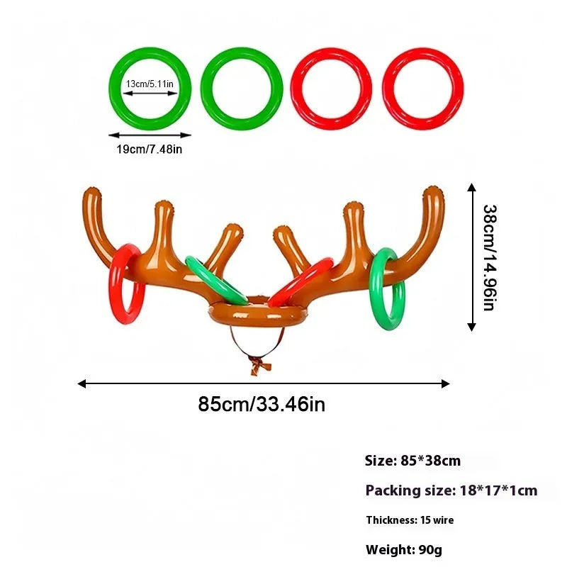 PVC inflatable octopus ferrule throwing toy in multiple colours for coordination games
