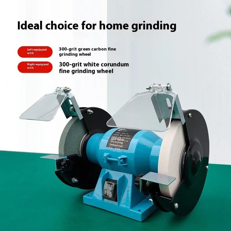 Compact 5-inch desktop polishing machine for knife sharpening with metal construction