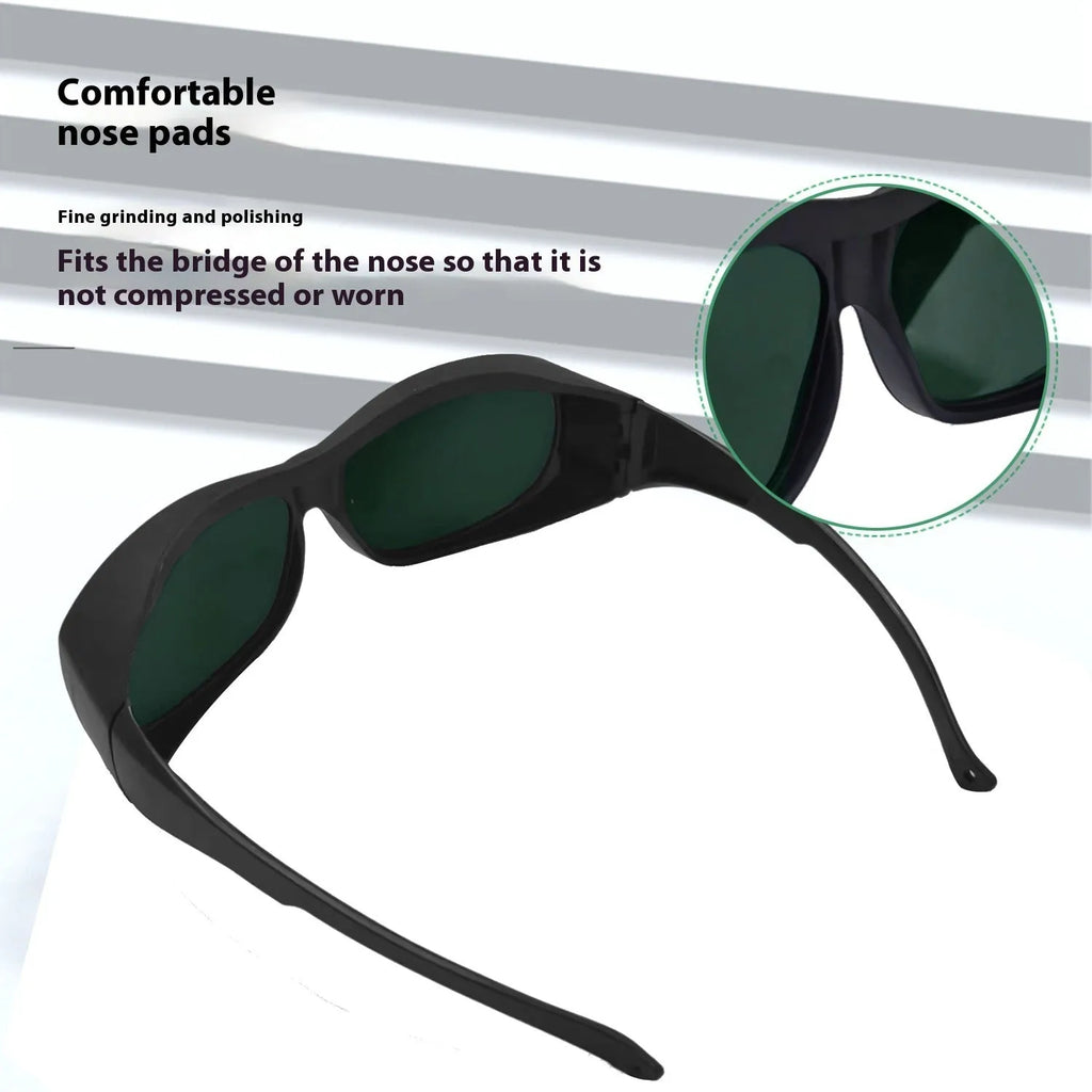 Clear laser safety goggles for 200-2000nm skin rejuvenation and welding protection