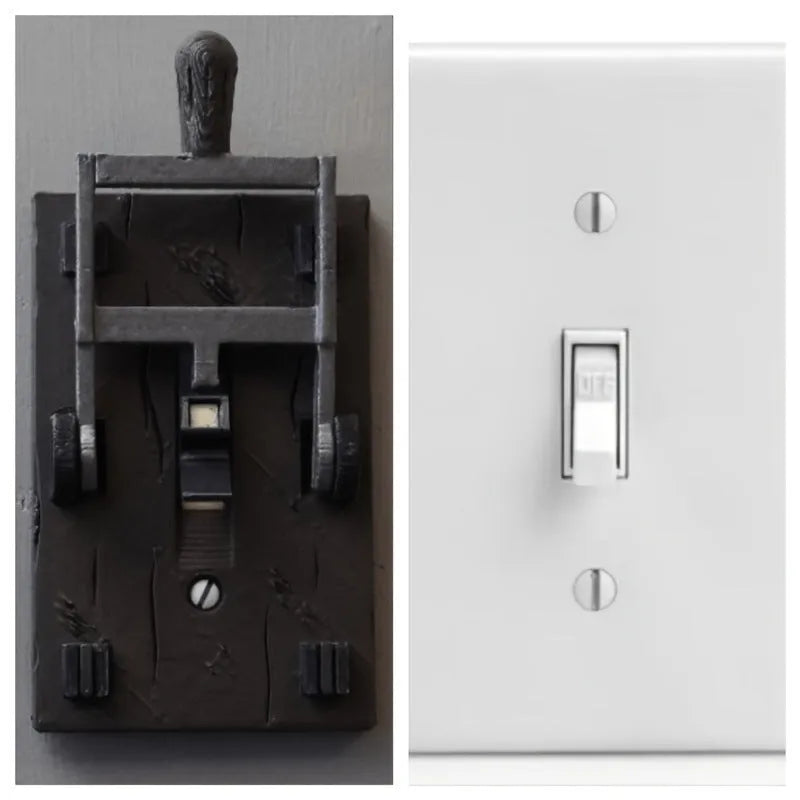 DZ1V1 mechanical light switch with single control function and exposed installation method