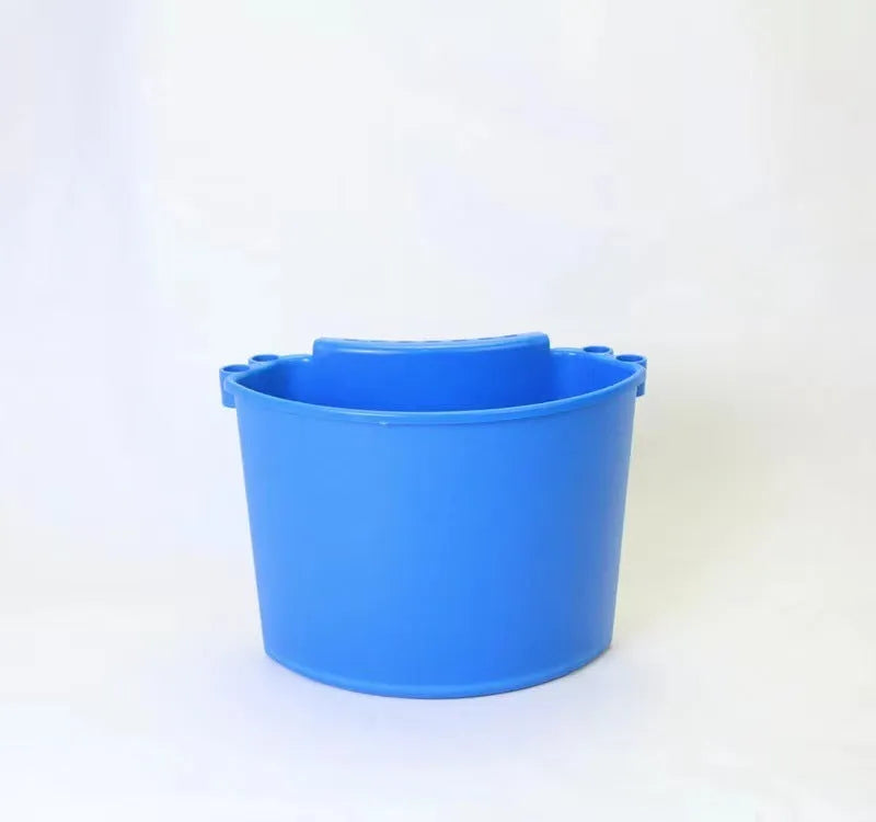 Car washing bucket with side brush holder in black, red, blue, or pink colour options