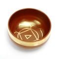 Handmade 7.8cm Himalayan singing bowl in one of seven colours for meditation and yoga