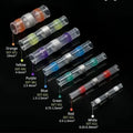 Assortment of blue, green, orange, purple, red, white, and yellow plastic heat shrink solder ring terminals