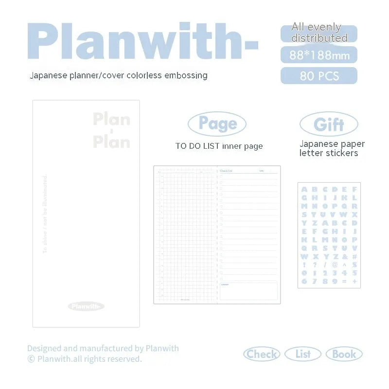 A5 embossed simple visual daily meter book showing cover colour options.
