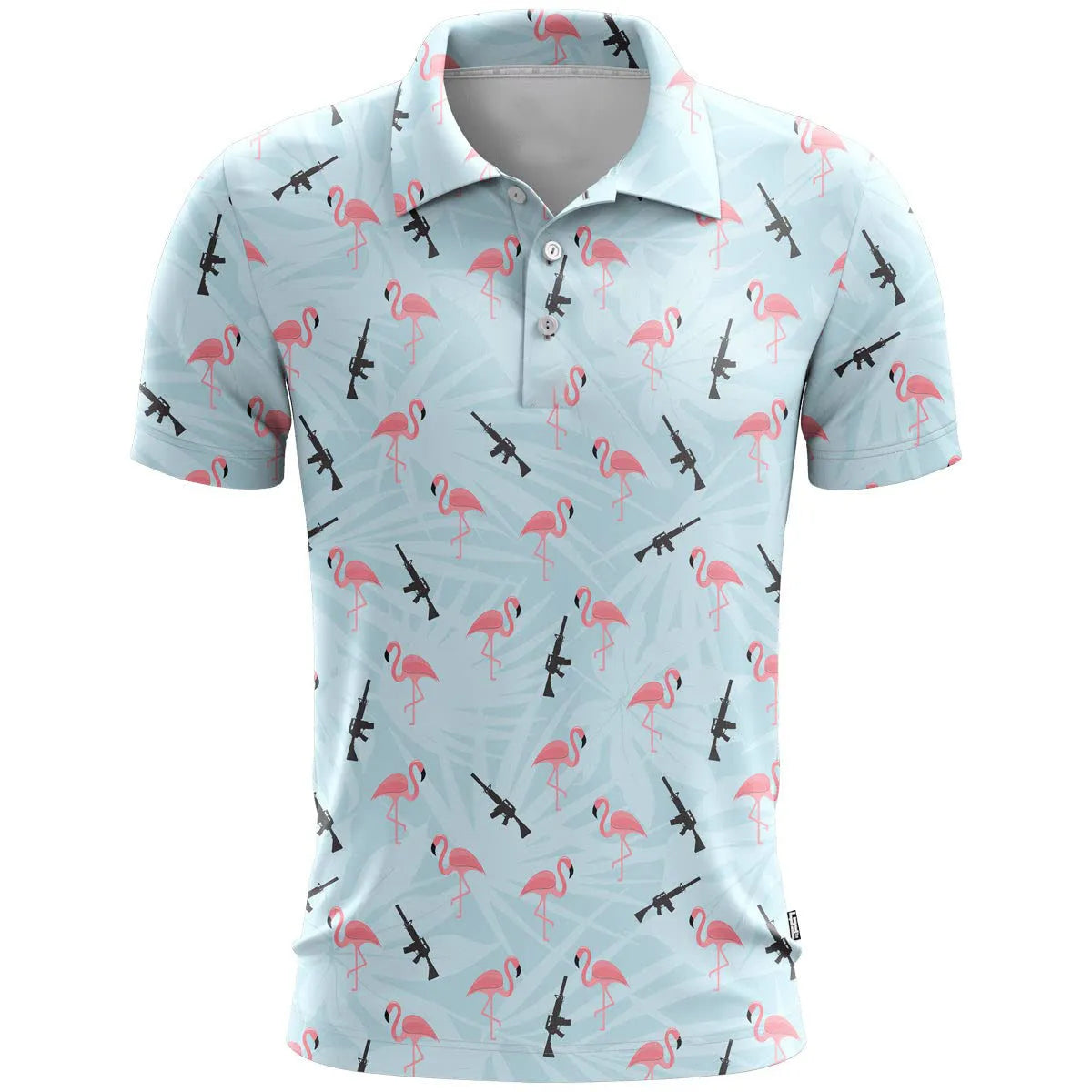3D printed short sleeve leisure top in loose fit with bird eye cloth fabric