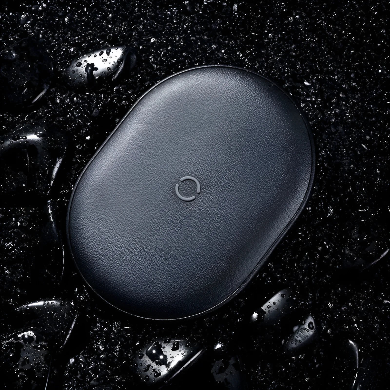 Baseus rough wireless charging pad in black or white with Type-C port and 15W power