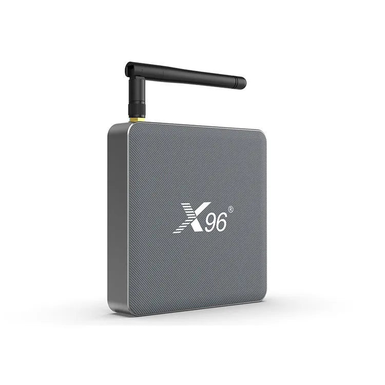 RK3566 Android smart voice set-top box with remote control, HDMI cable, and power adapter.