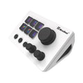 Visual Keyboard N3 white and black numeric keypads with data cable and bracket.