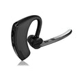V9 Jerry style wireless Bluetooth headset with ear-bud and charging cable on a white background.