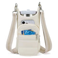 Cycling water bottle bag in cloth construction with modern design for bicycle placement