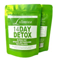 Box of 14 Days Herbal Detoxification Diet Tea containing 14 individual 3g sachets