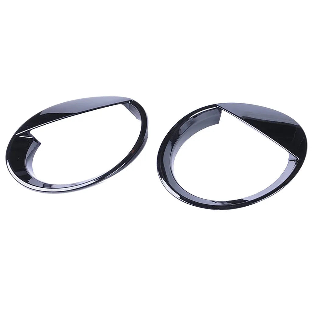 Bright black ABS plastic headlight hood for Jeep Compass Patriot front headlamp assembly