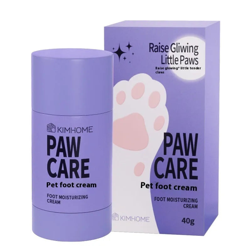 40g jar of Brazil palm wax pet paw and claw moisturising cream for cats and dogs
