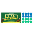 Cockroach bait paste tubes with adhesive pads for indoor pest control placement
