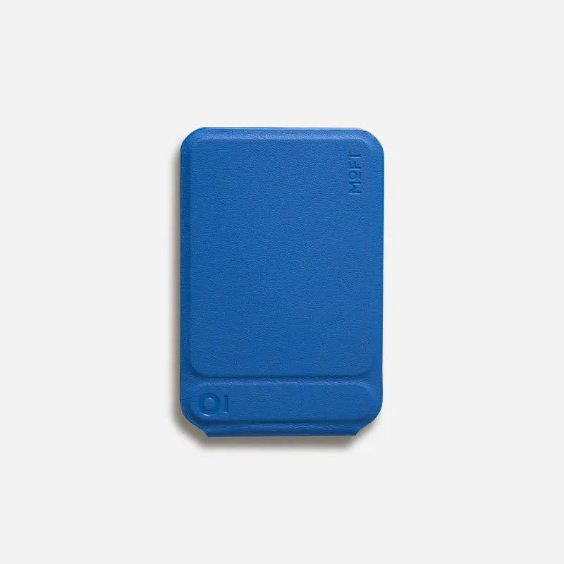 Black magnetic mobile phone holder case showing front view and side profile measuring 96.5mm.