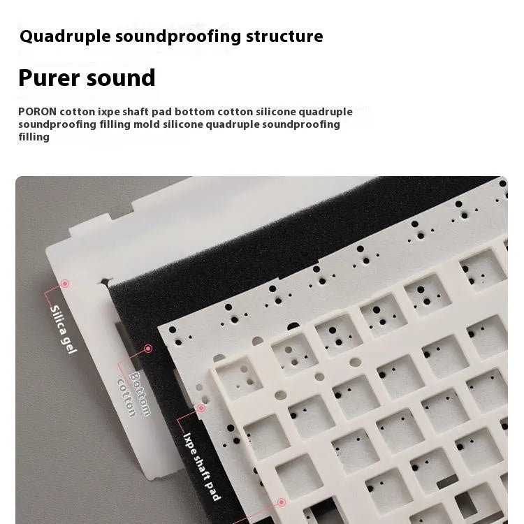 Wireless mechanical keyboard with Bluetooth connectivity showing multiple colour and switch options