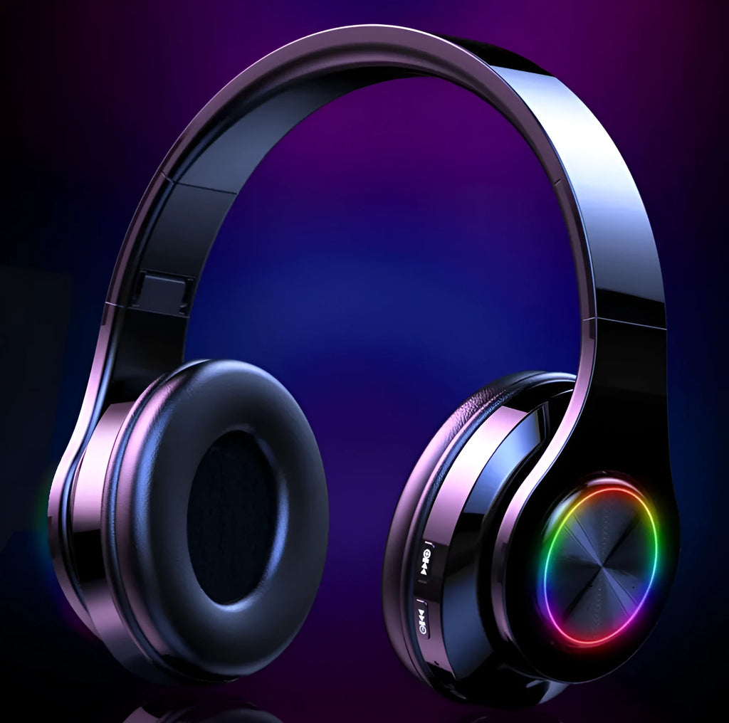 T6 wireless Bluetooth headset with over-ear design for calls and music
