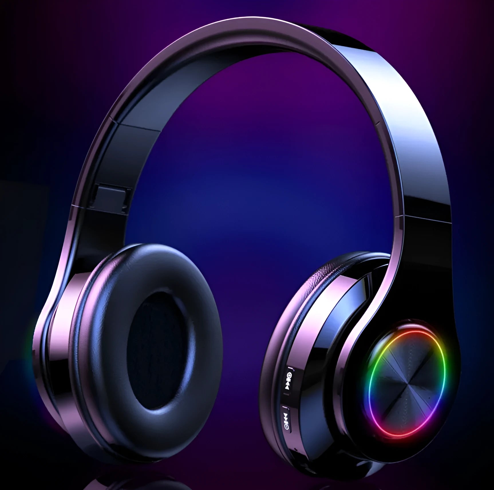 T6 wireless Bluetooth headset with over-ear design for calls and music