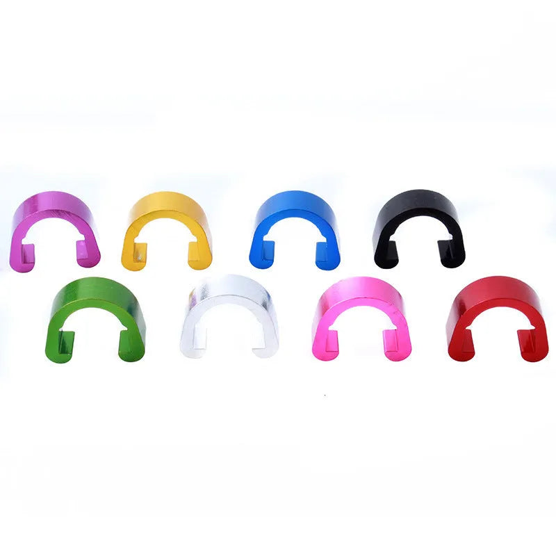 Aluminium alloy C-shaped buckle in multiple colours for jewellery making and crafts