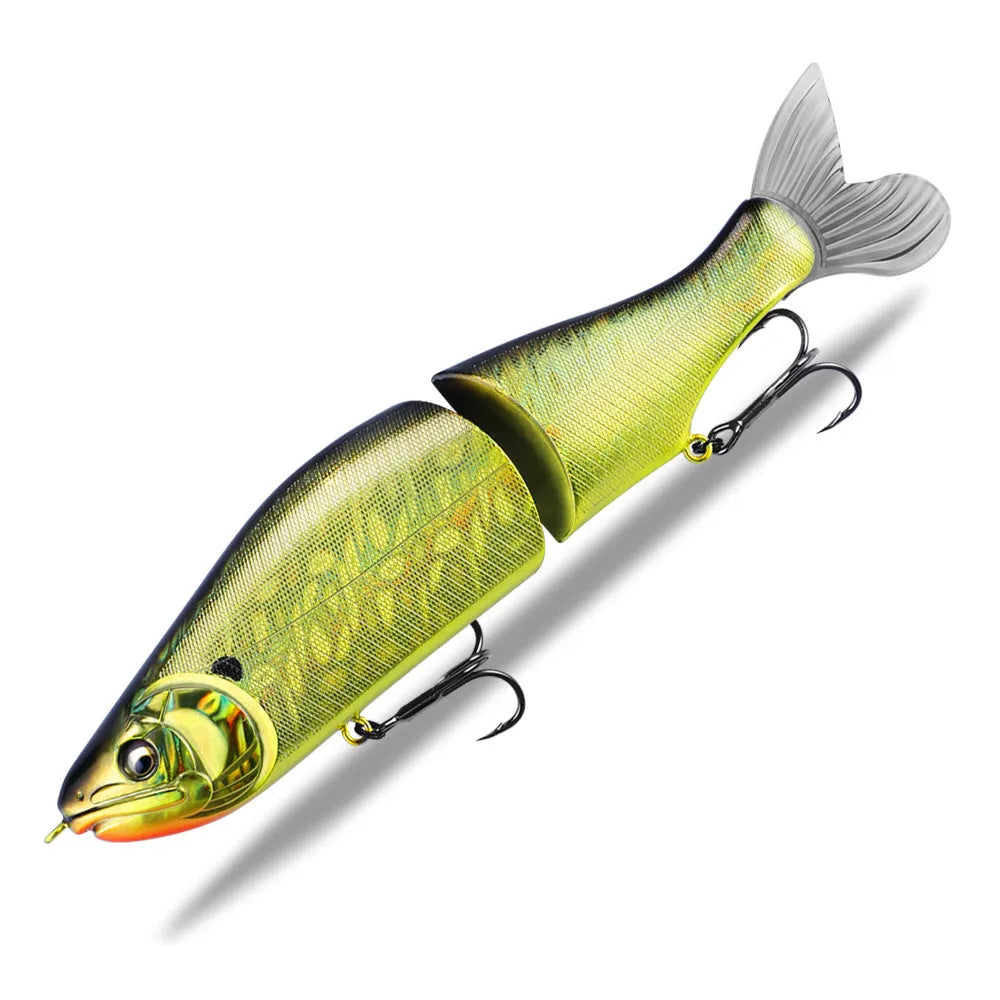 185mm hard plastic fishing swim bait lure for bass fishing in one of fifteen colour options
